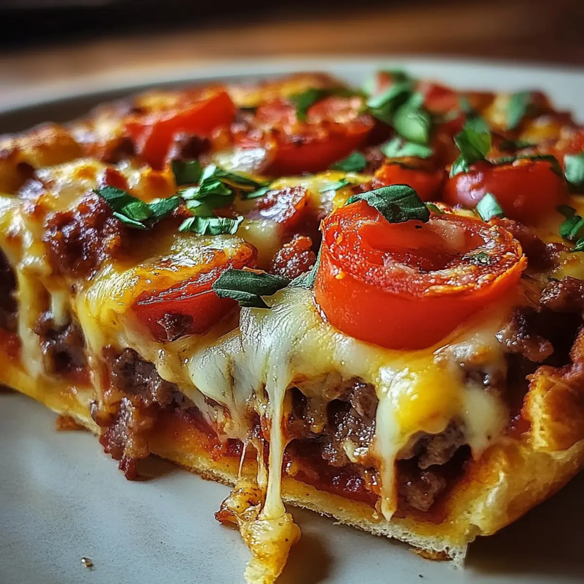 Pizza Burger Pie