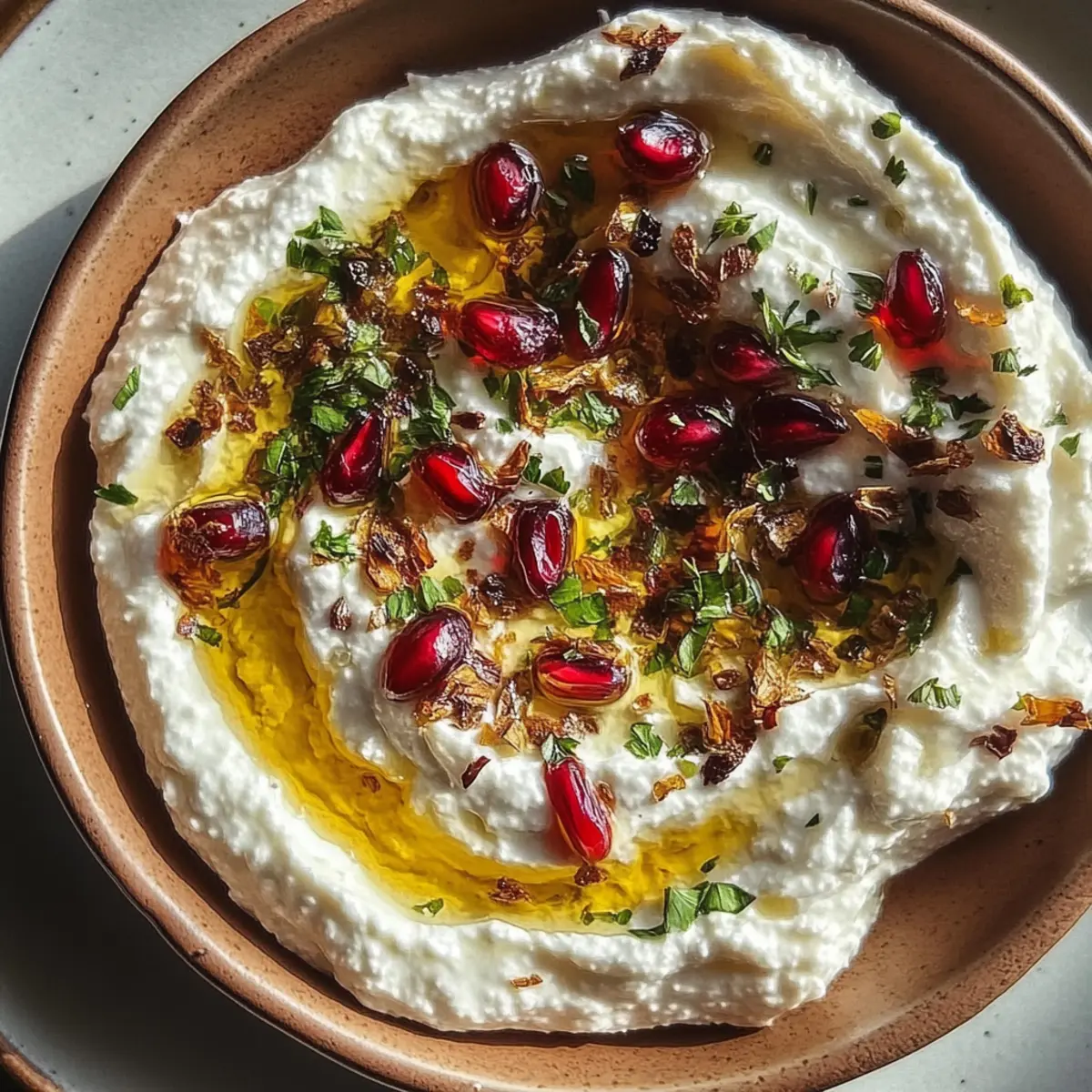 Pomegranate Pistachio Feta Dip