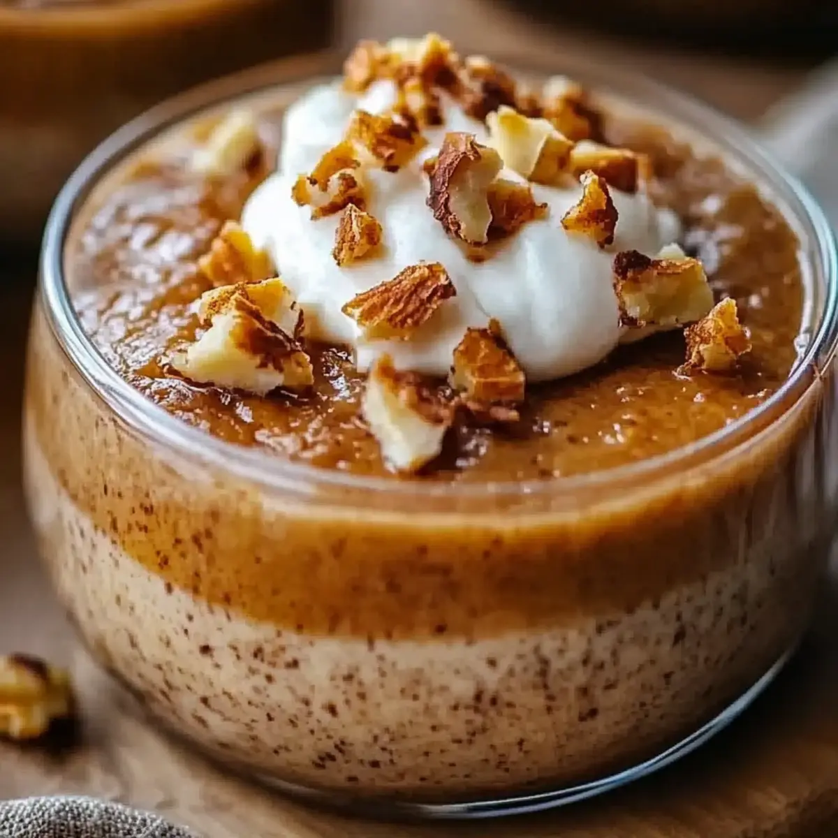 Pumpkin Pie Greek Yogurt Chia Pudding