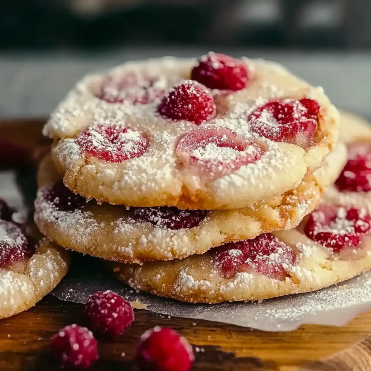 Raspberry Sugar Cookies