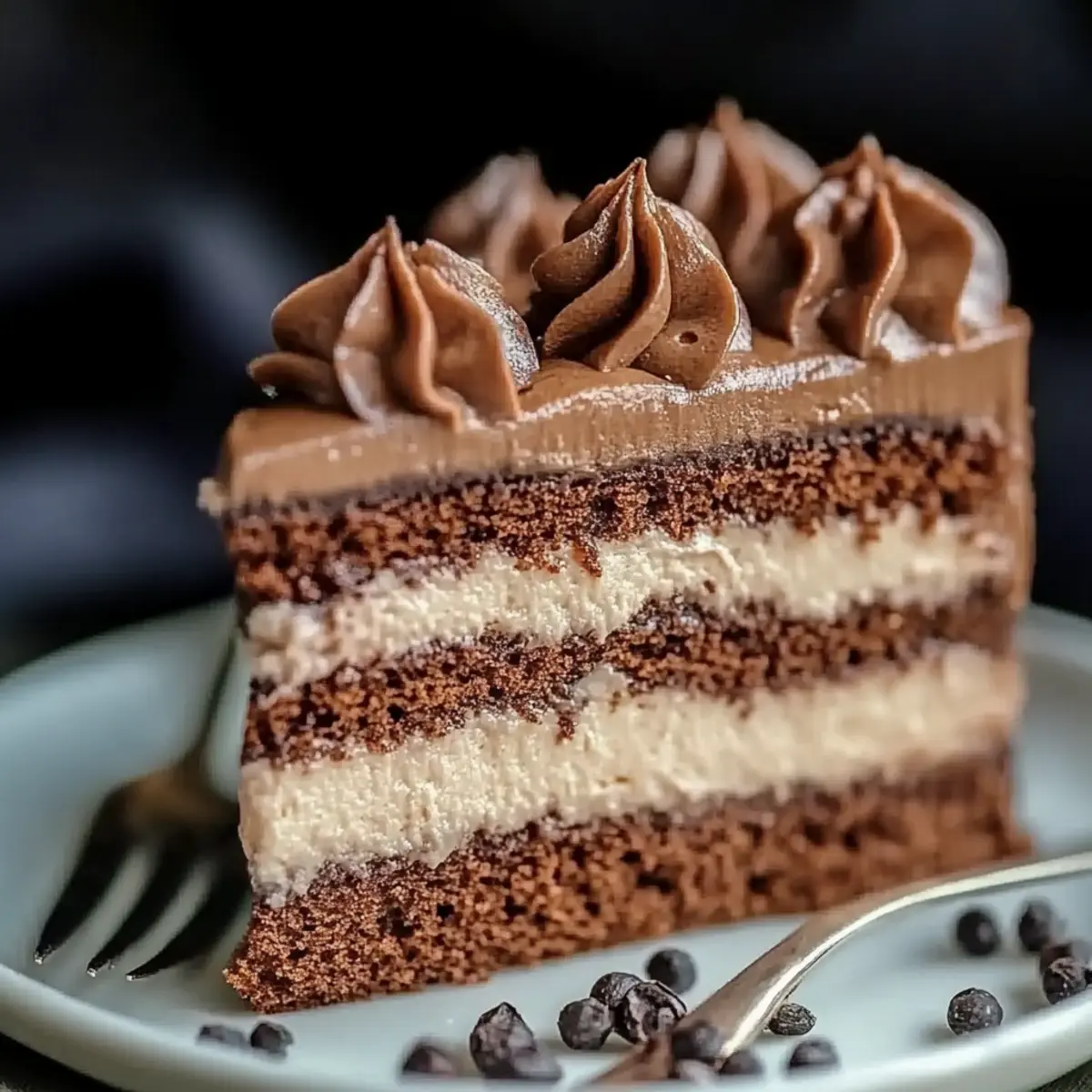 Rich Coffee Chocolate Cake