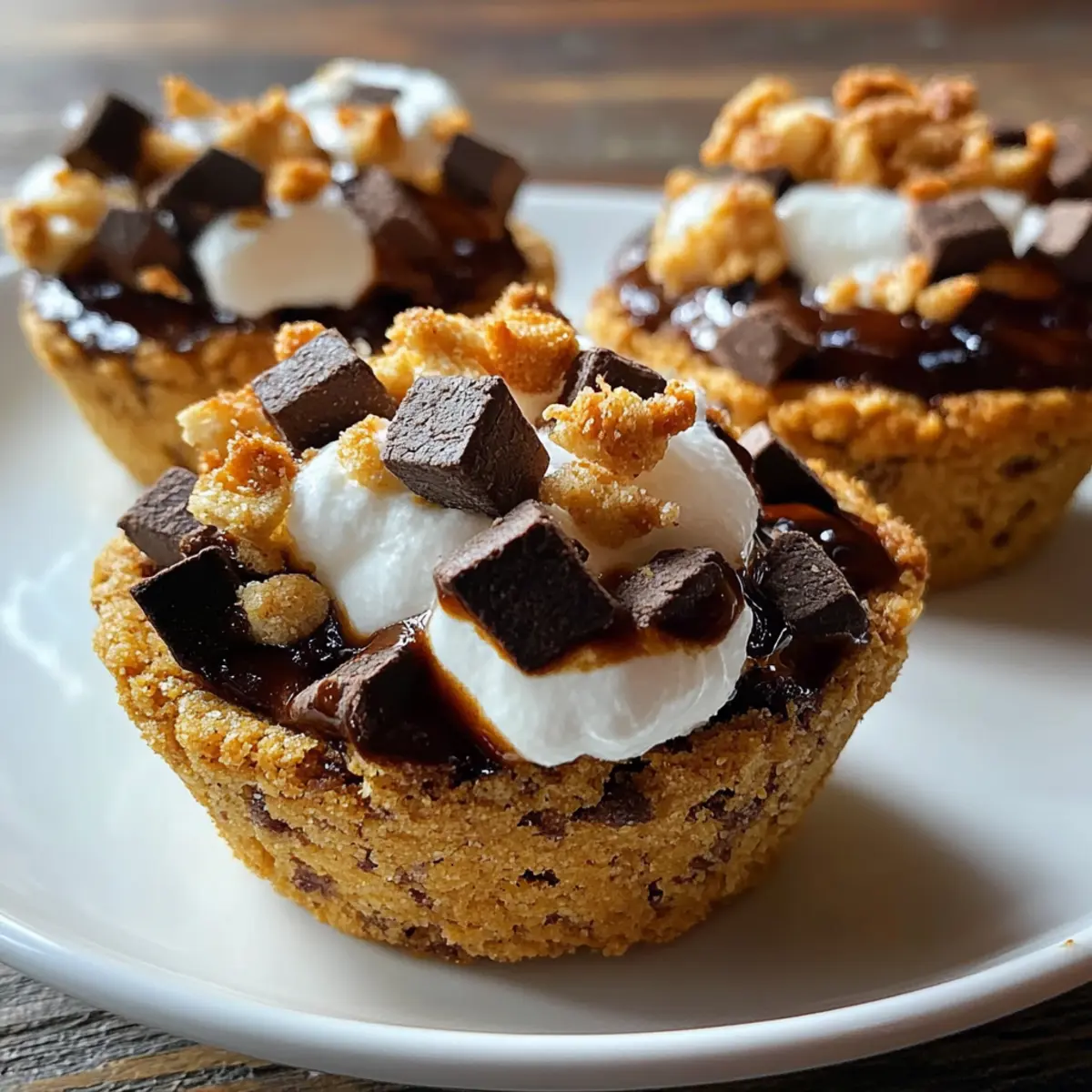 S’mores Cookie Cups