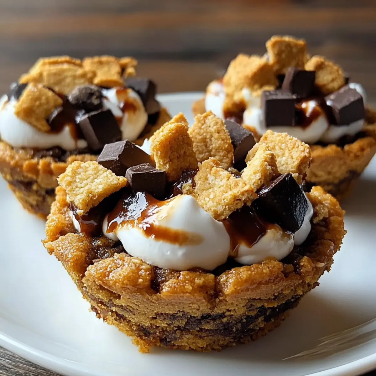 S’mores Cookie Cups