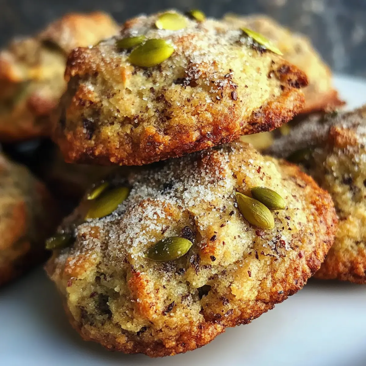 Salted Honey Pistachio Cookies