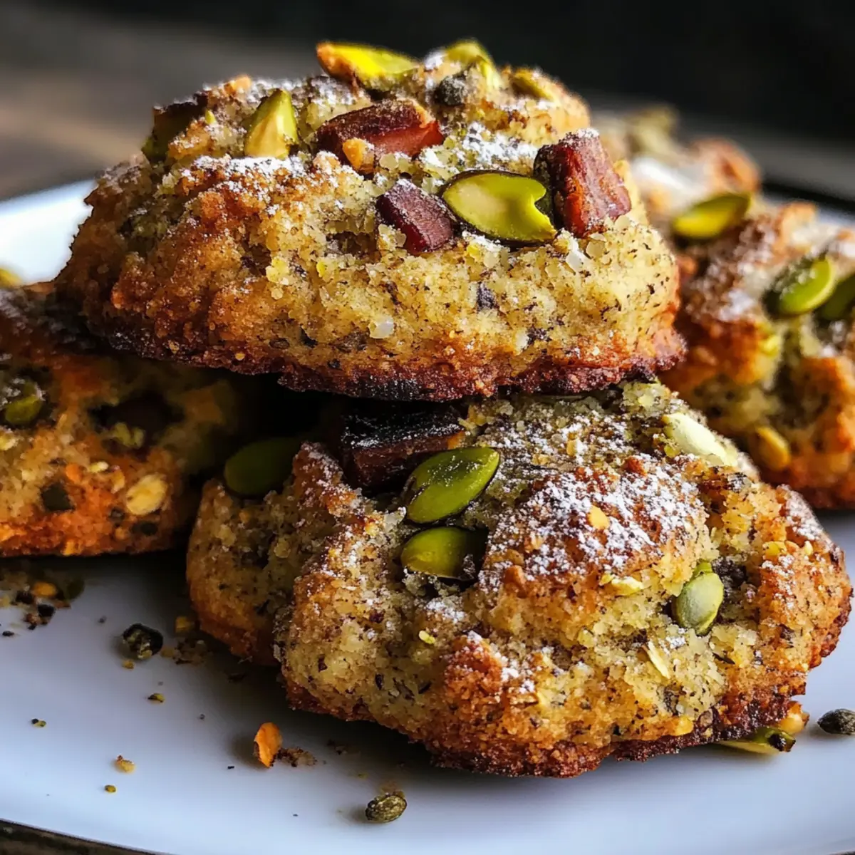 Salted Honey Pistachio Cookies
