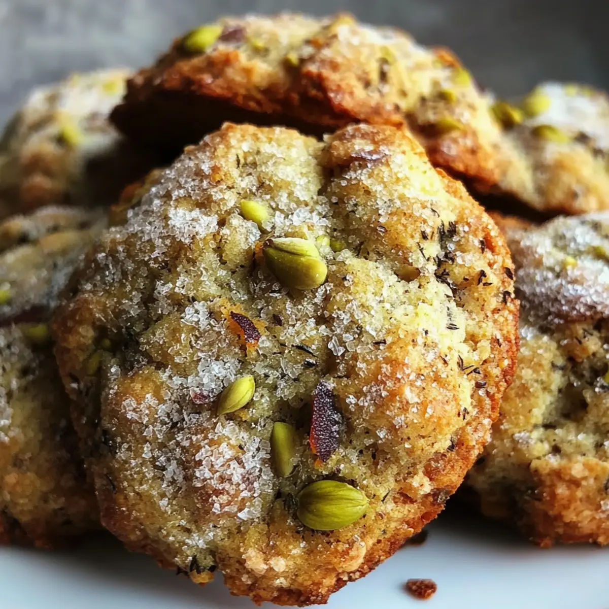 Salted Honey Pistachio Cookies