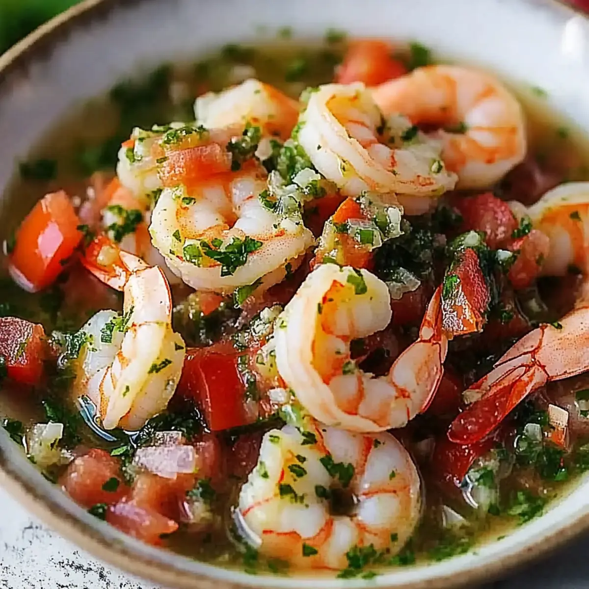 Shrimps in Culichi Salsa