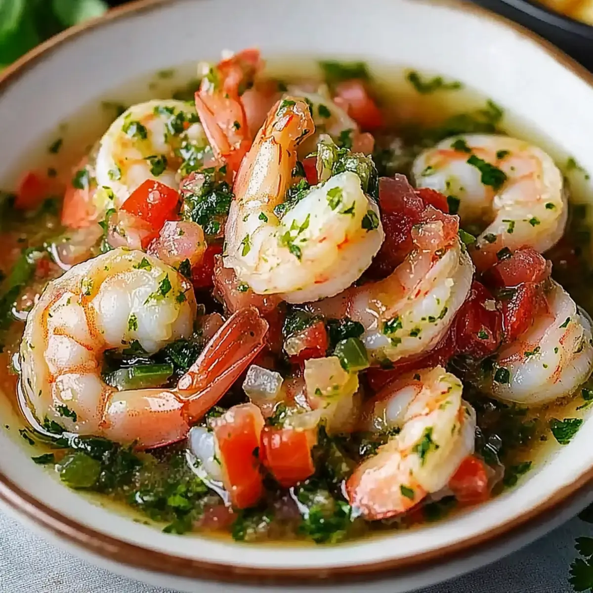 Shrimps in Culichi Salsa