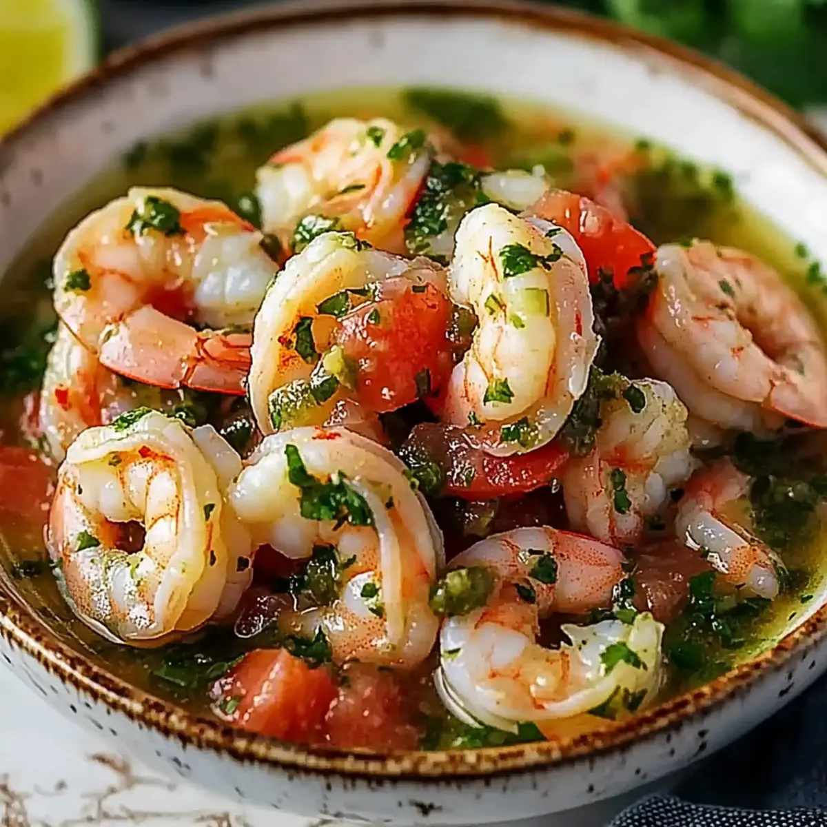 Shrimps in Culichi Salsa