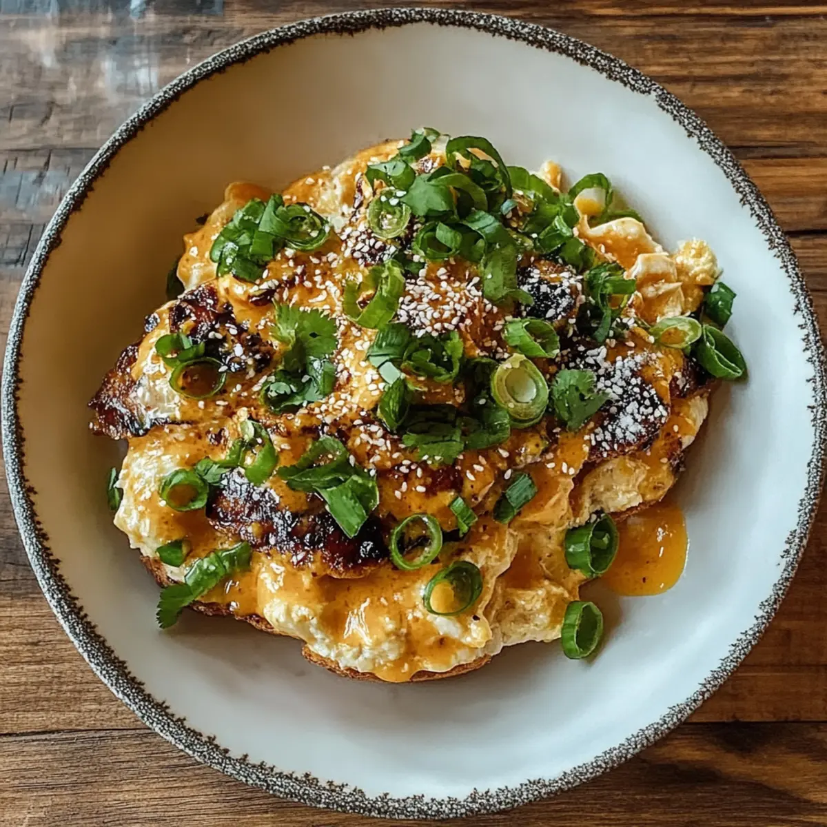 Silky Miso Scrambled Eggs