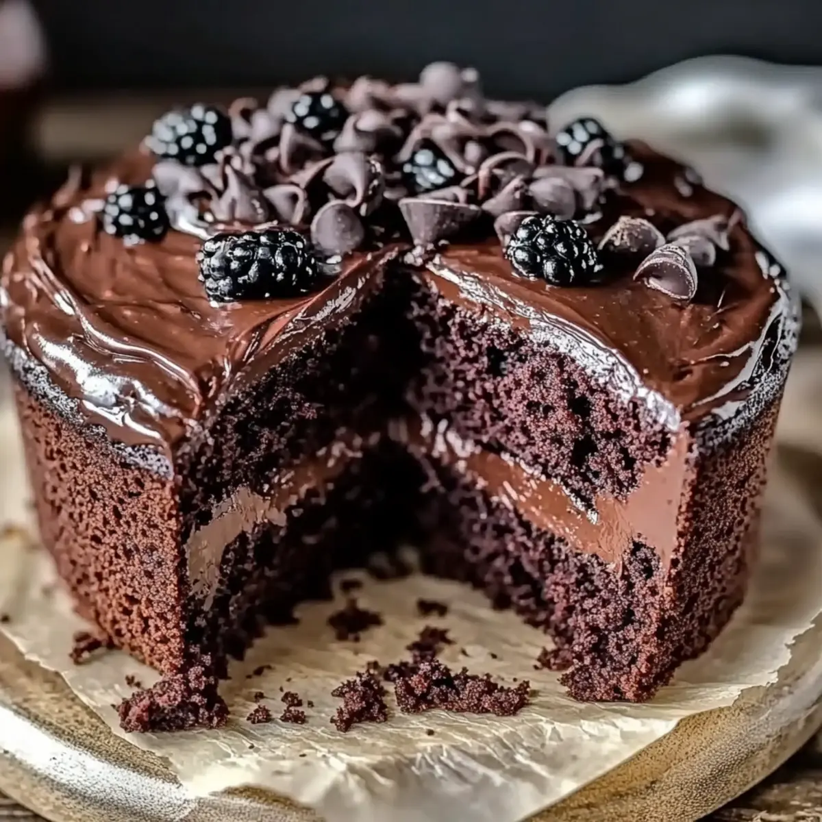 Sour Cream Chocolate Loaf Cake