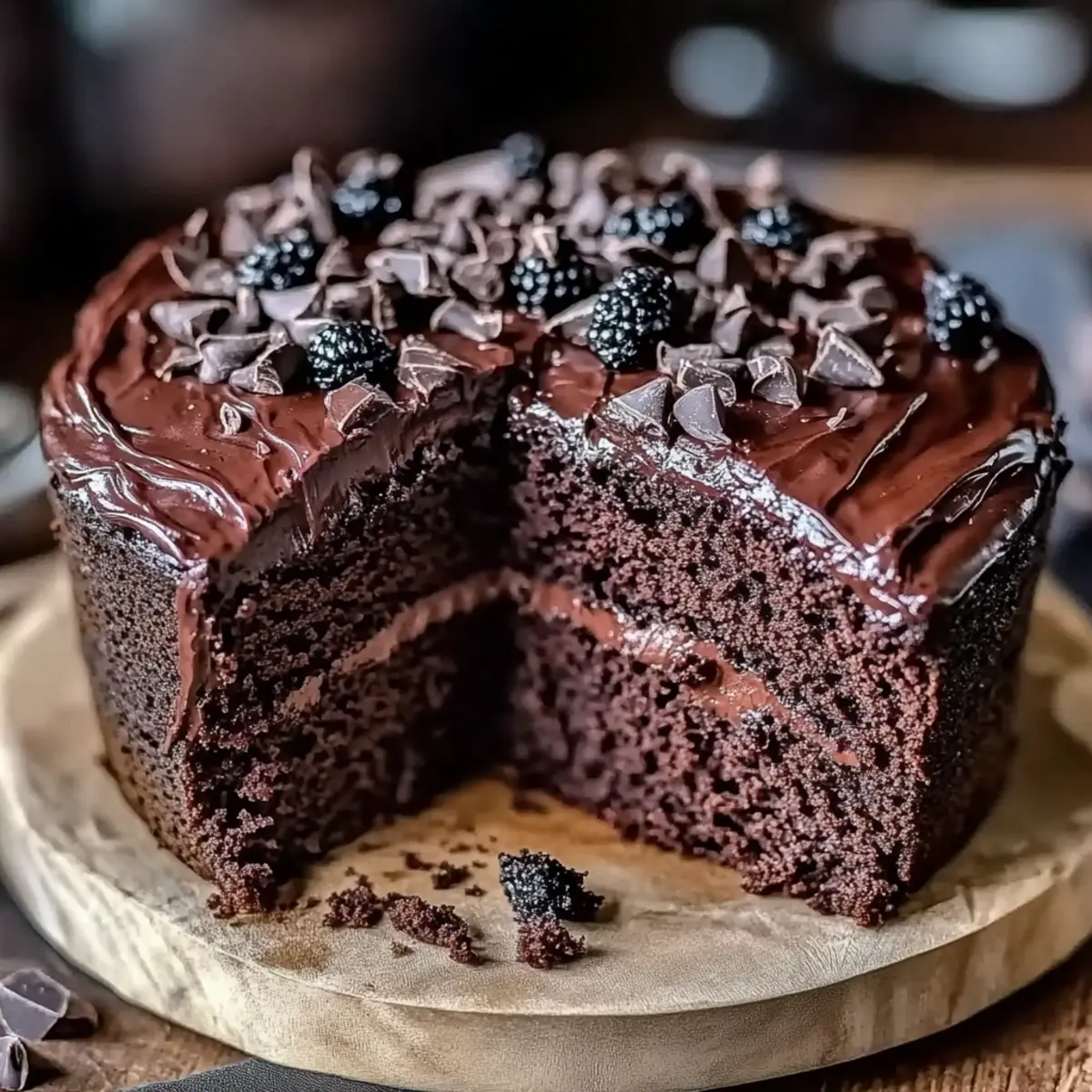 Sour Cream Chocolate Loaf Cake
