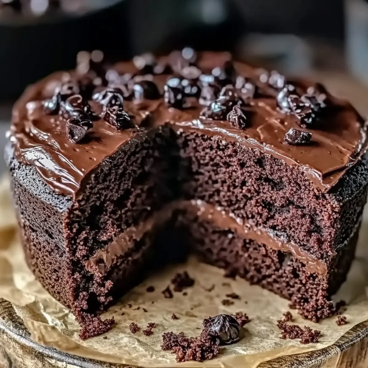 Sour Cream Chocolate Loaf Cake