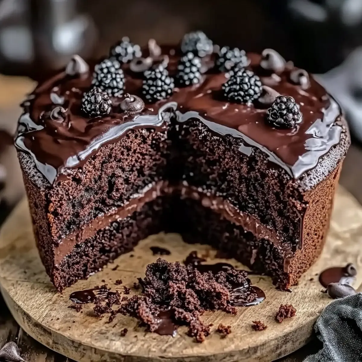 Sour Cream Chocolate Loaf Cake