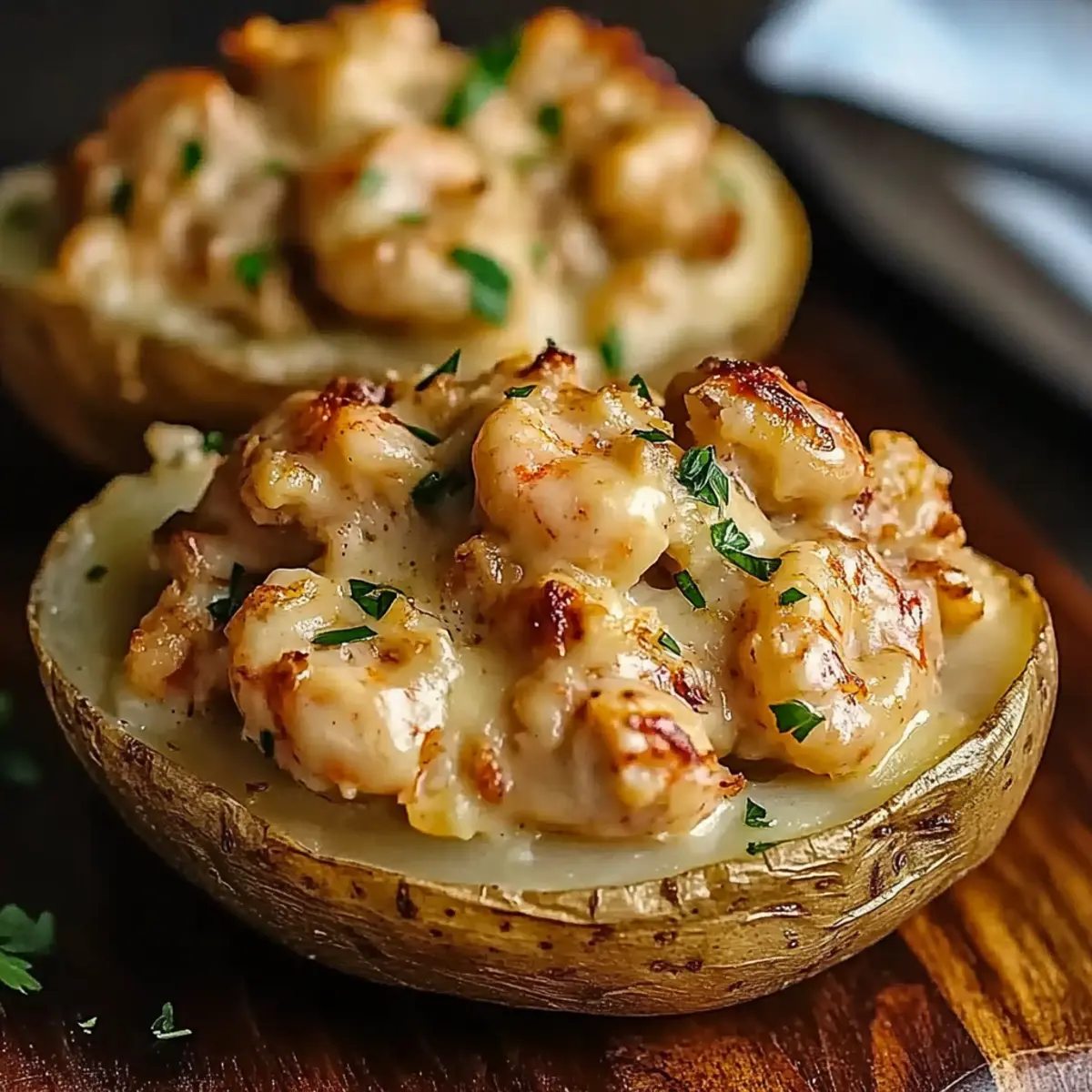 Southern-Style Seafood Stuffed Potatoes