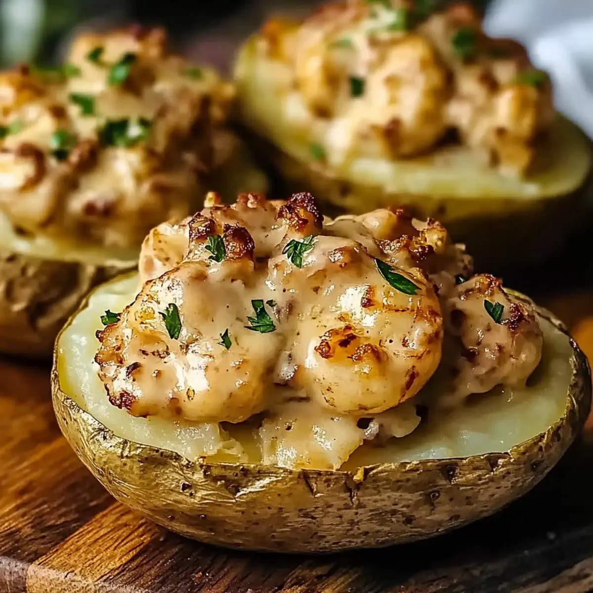 Southern-Style Seafood Stuffed Potatoes