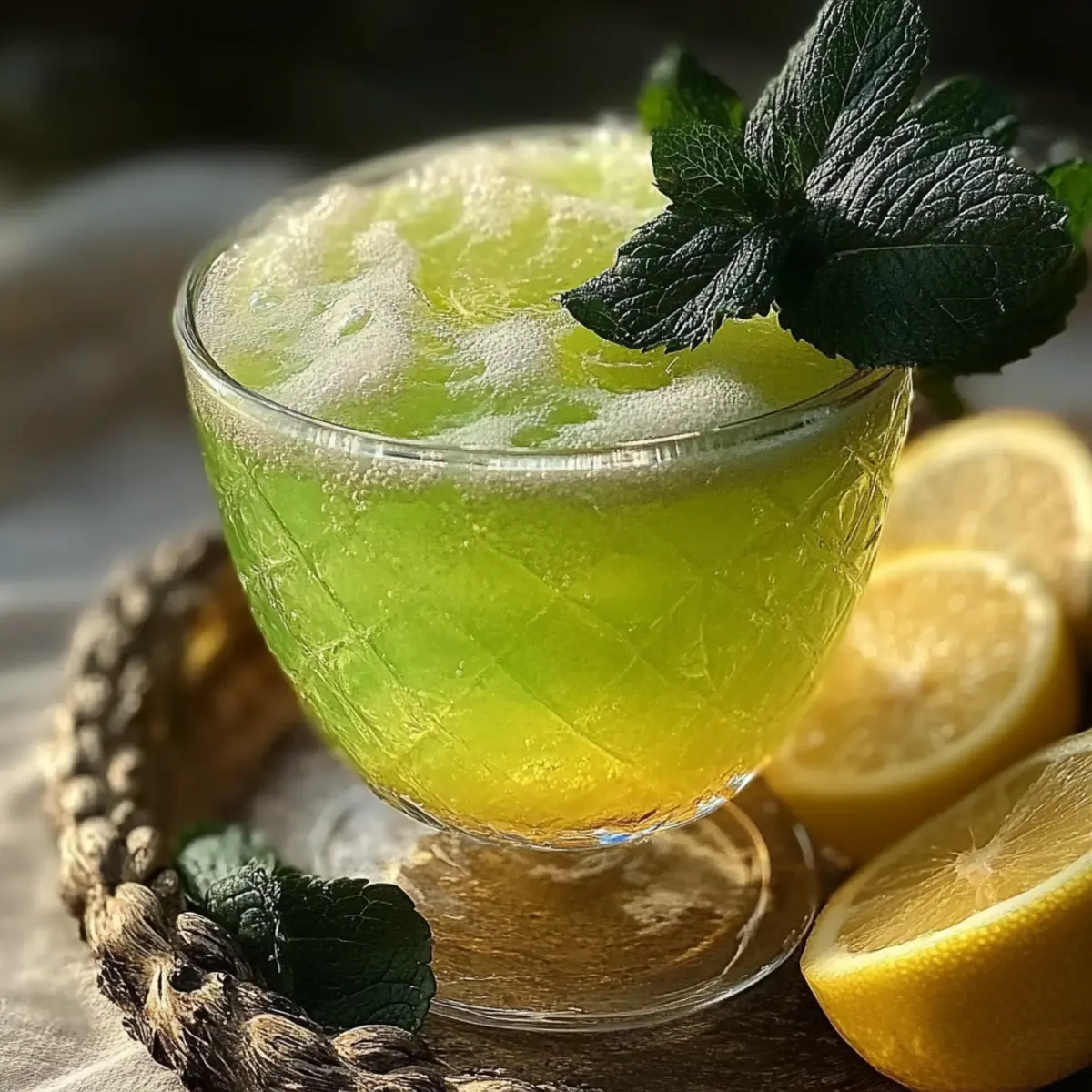 Sparkling Zesty Minty Lemonade