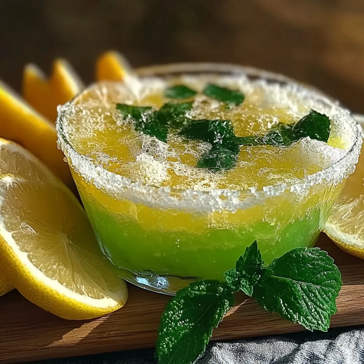 Sparkling Zesty Minty Lemonade