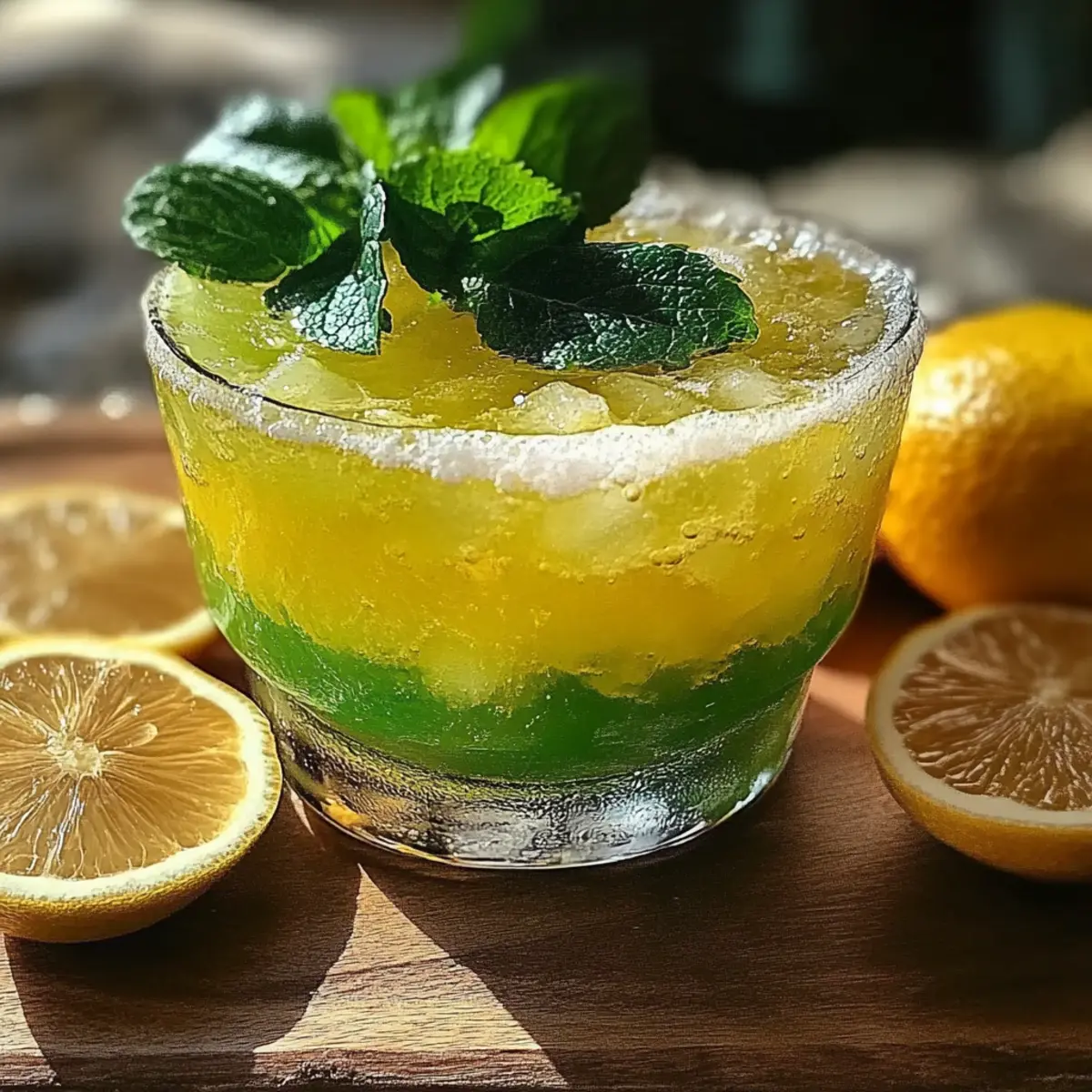Sparkling Zesty Minty Lemonade