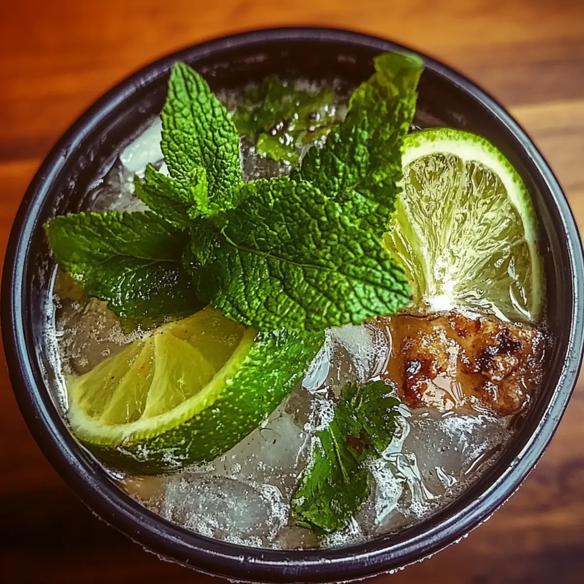 Sparkling Zesty Minty Non-Alcoholic Mojito