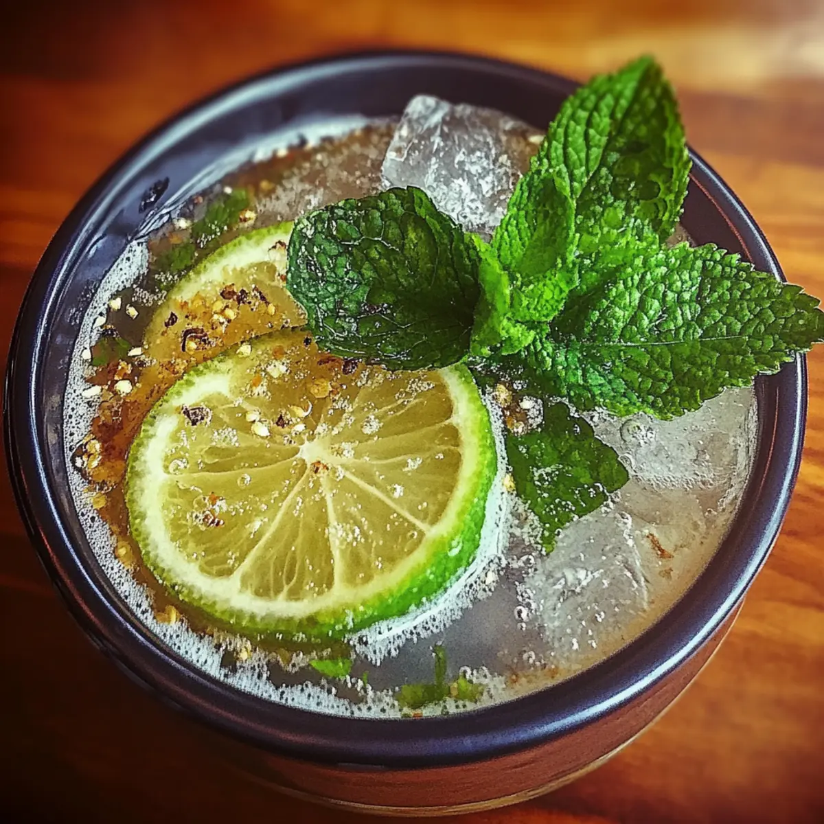 Sparkling Zesty Minty Non-Alcoholic Mojito