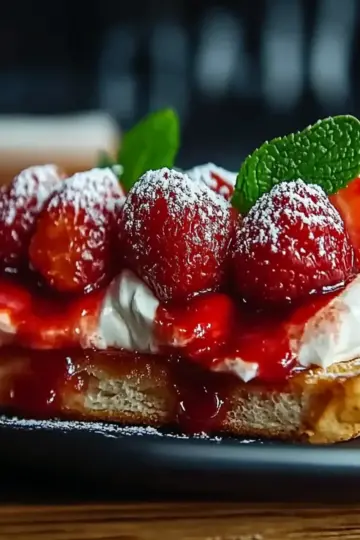 Strawberry Cheesecake Dessert Tacos