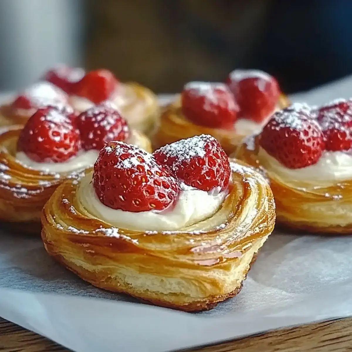 Strawberry Cream Cheese Danish
