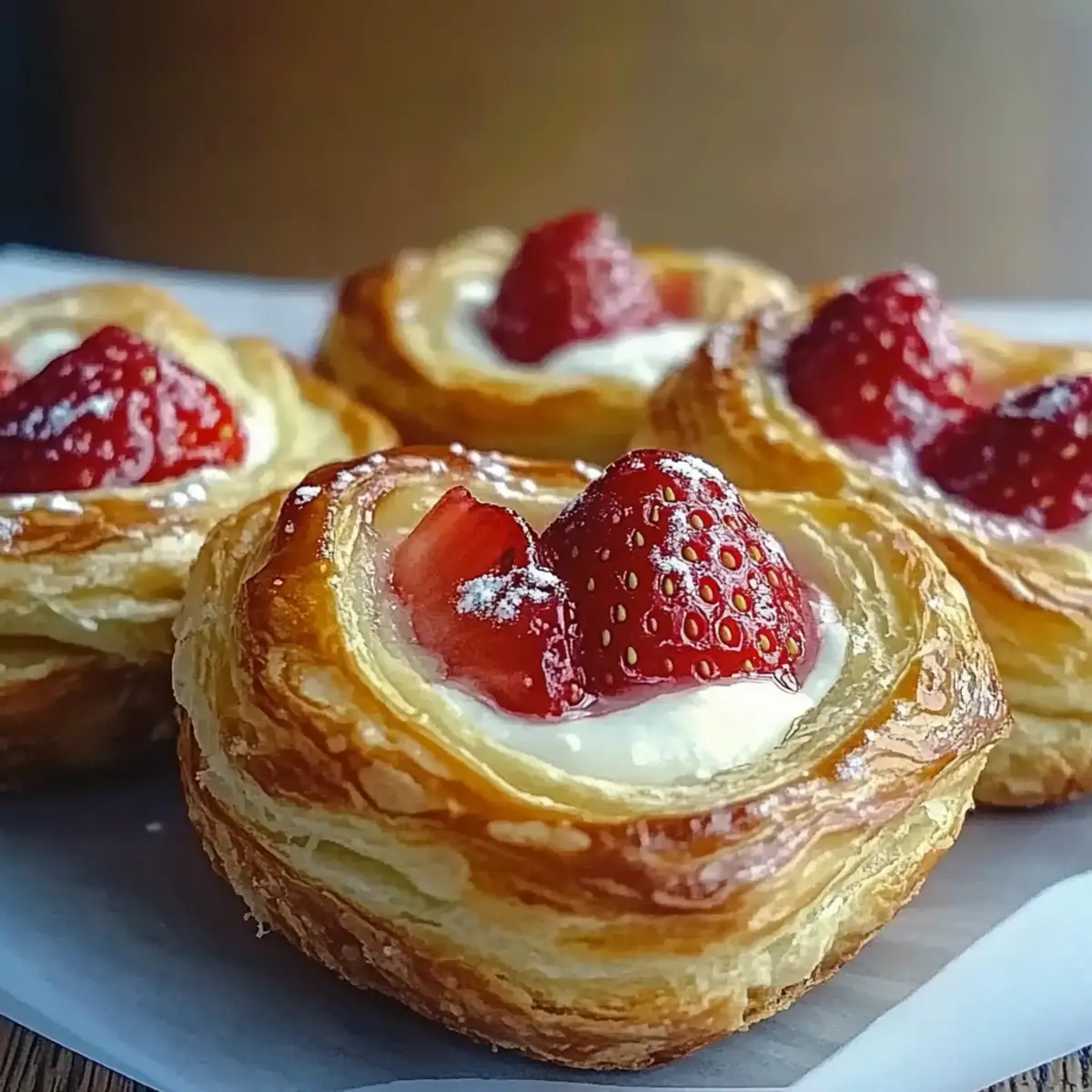 Strawberry Cream Cheese Danish
