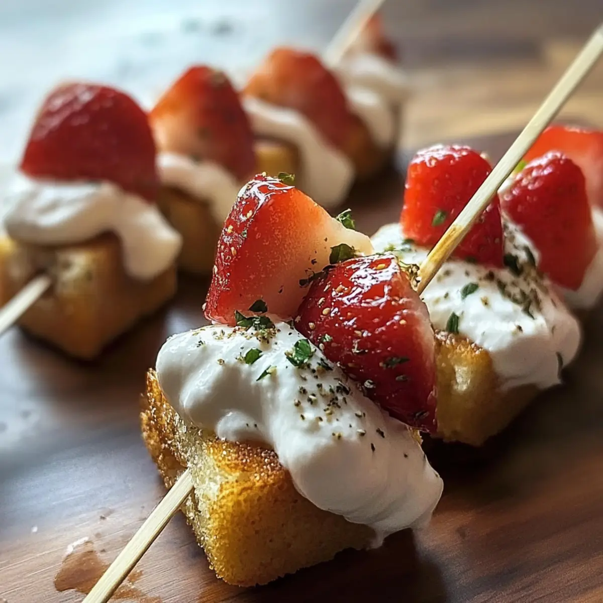 Strawberry Shortcake Kabobs