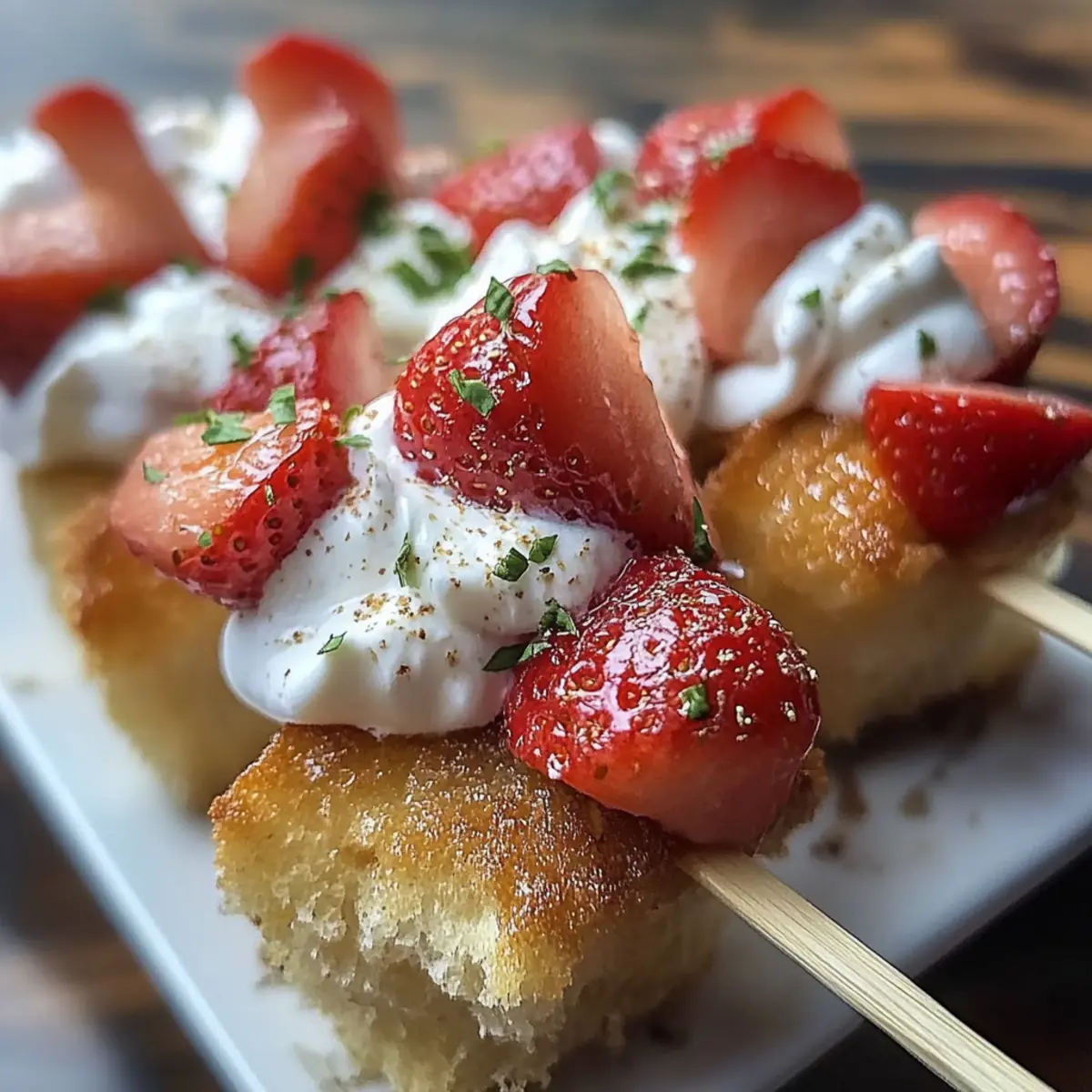 Strawberry Shortcake Kabobs