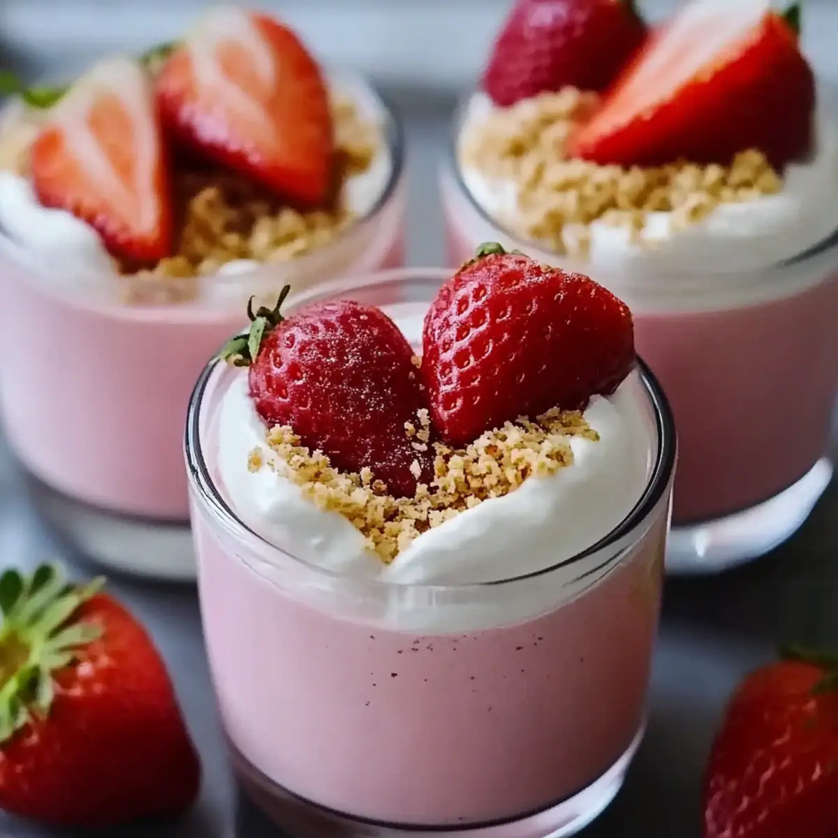 Strawberry Shortcake Protein Smoothie