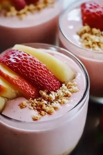 Strawberry Shortcake Protein Smoothie