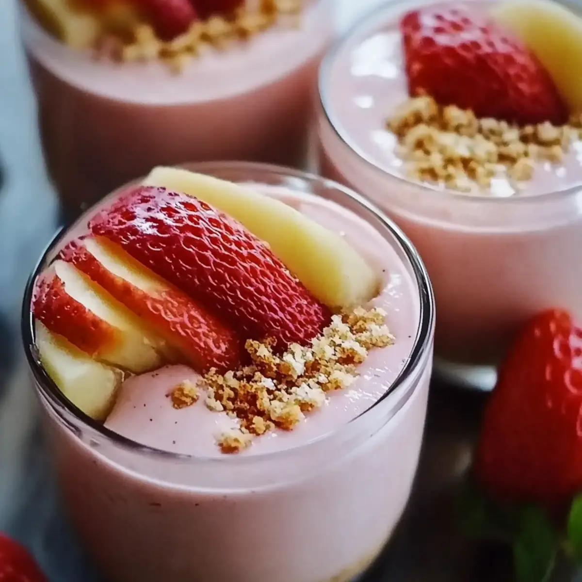Strawberry Shortcake Protein Smoothie