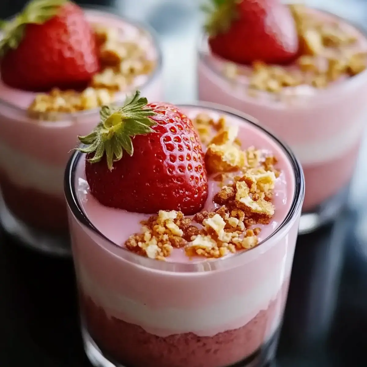 Strawberry Shortcake Protein Smoothie