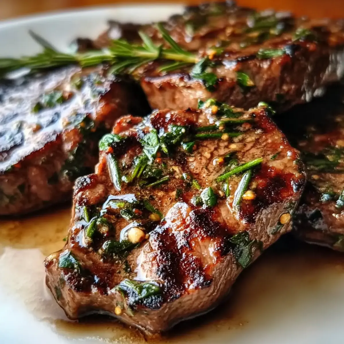 Tangy Garlic Herb Steak Marinade