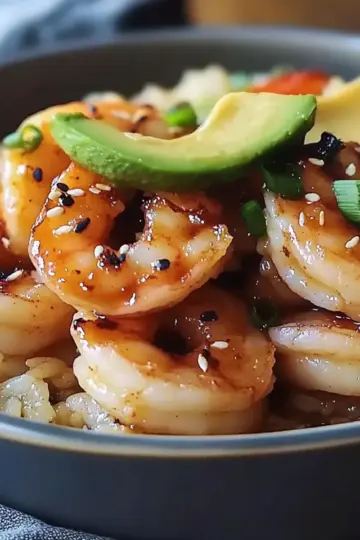Teriyaki Shrimp Rice Bowls