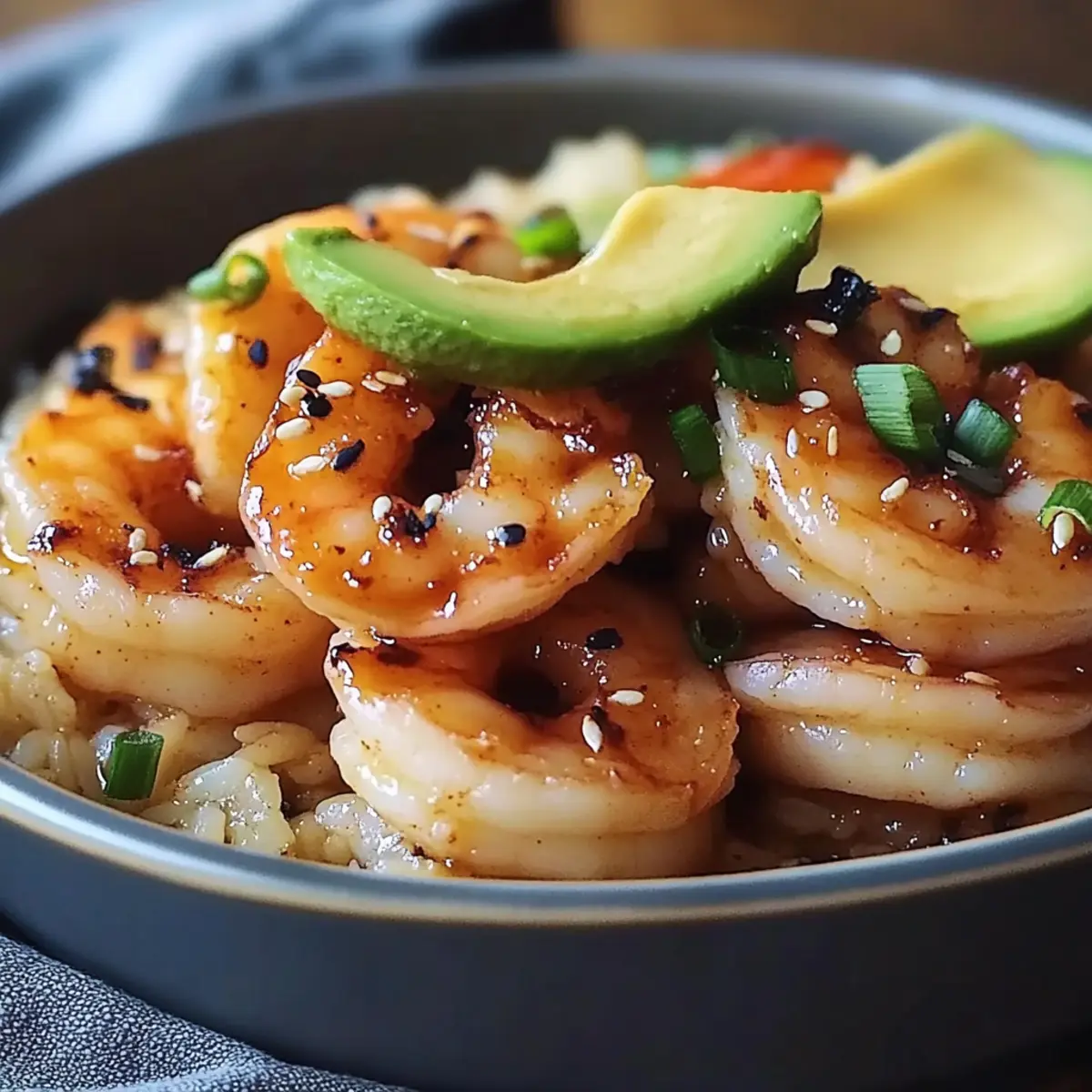 Teriyaki Shrimp Rice Bowls