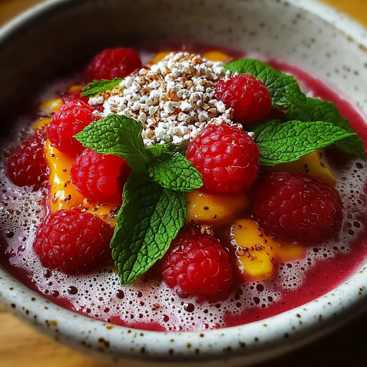Vegan Raspberry Chia Pudding