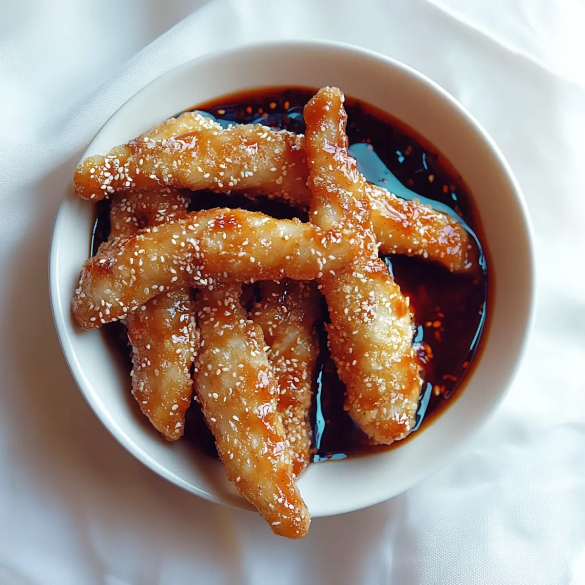 Air Fryer Honey Sesame Chicken Tenders