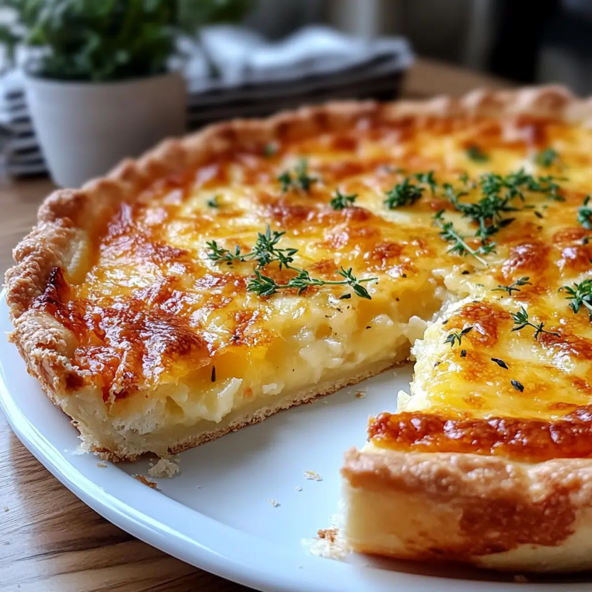 Cheddar Vidalia Onion Pie