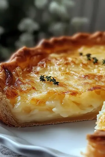 Cheddar Vidalia Onion Pie