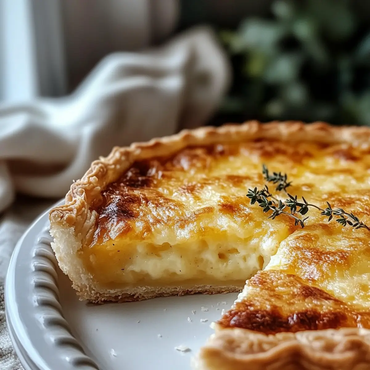 Cheddar Vidalia Onion Pie