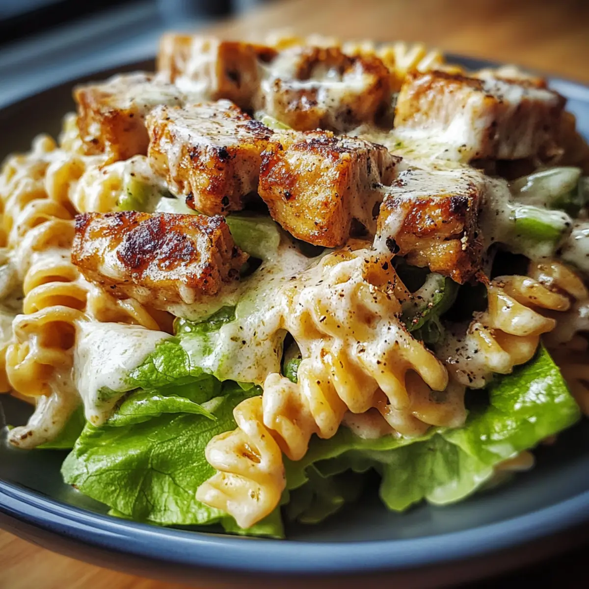 Chicken Caesar Pasta Salad