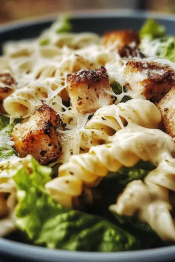 Chicken Caesar Pasta Salad