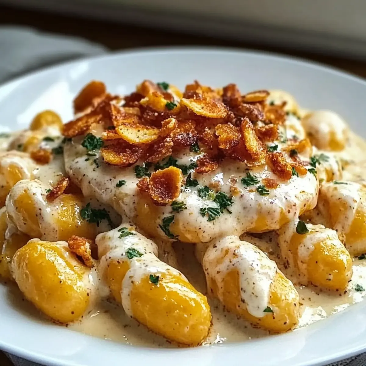 Creamy Crack Chicken Gnocchi