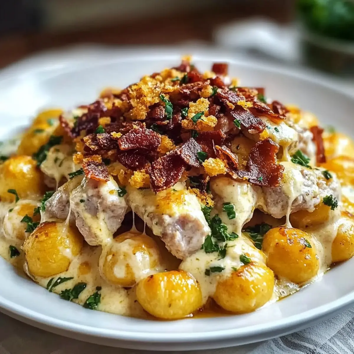 Creamy Crack Chicken Gnocchi