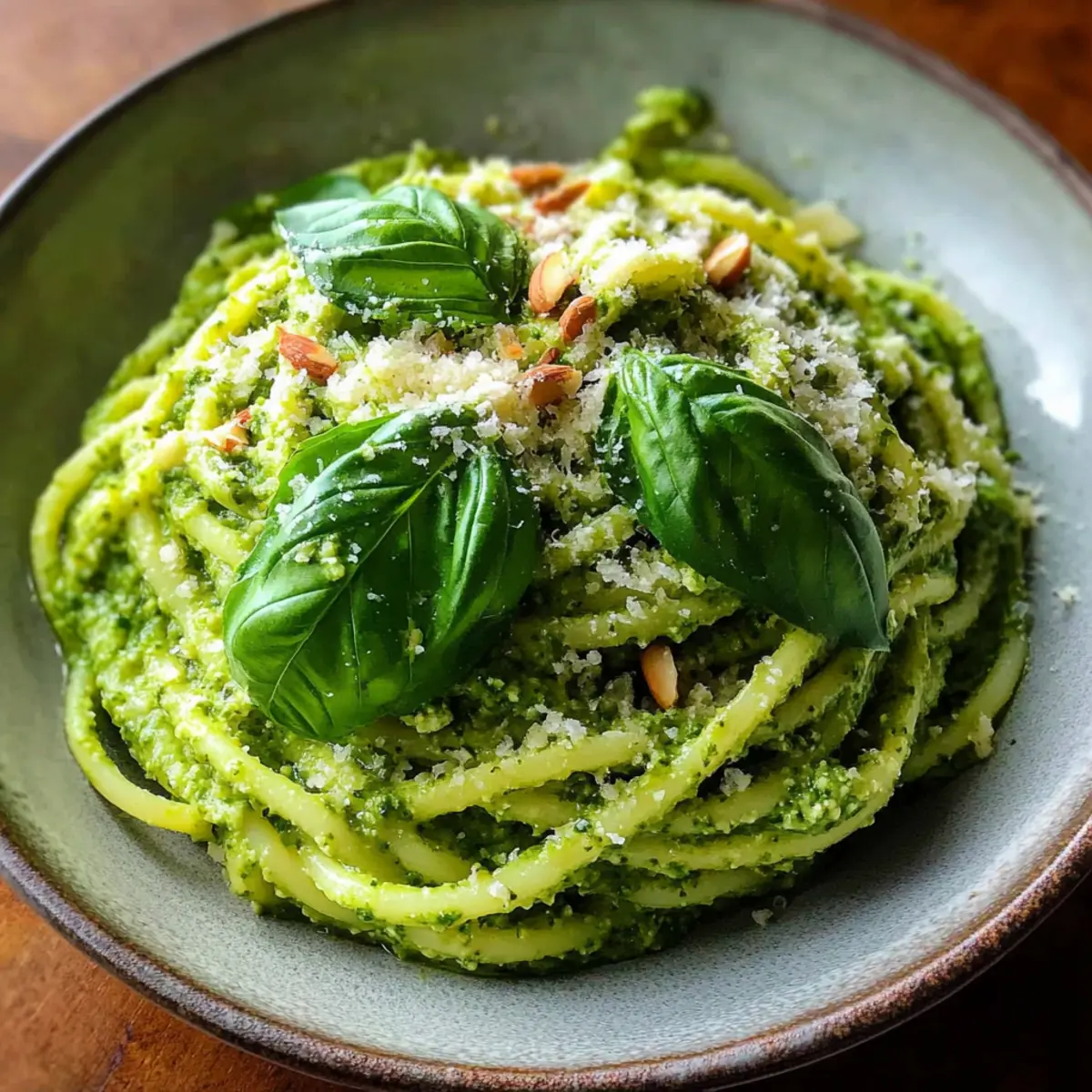 Creamy Fresh Italian Basil Pesto