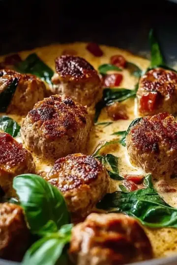 Creamy Marry Me Chicken Meatballs