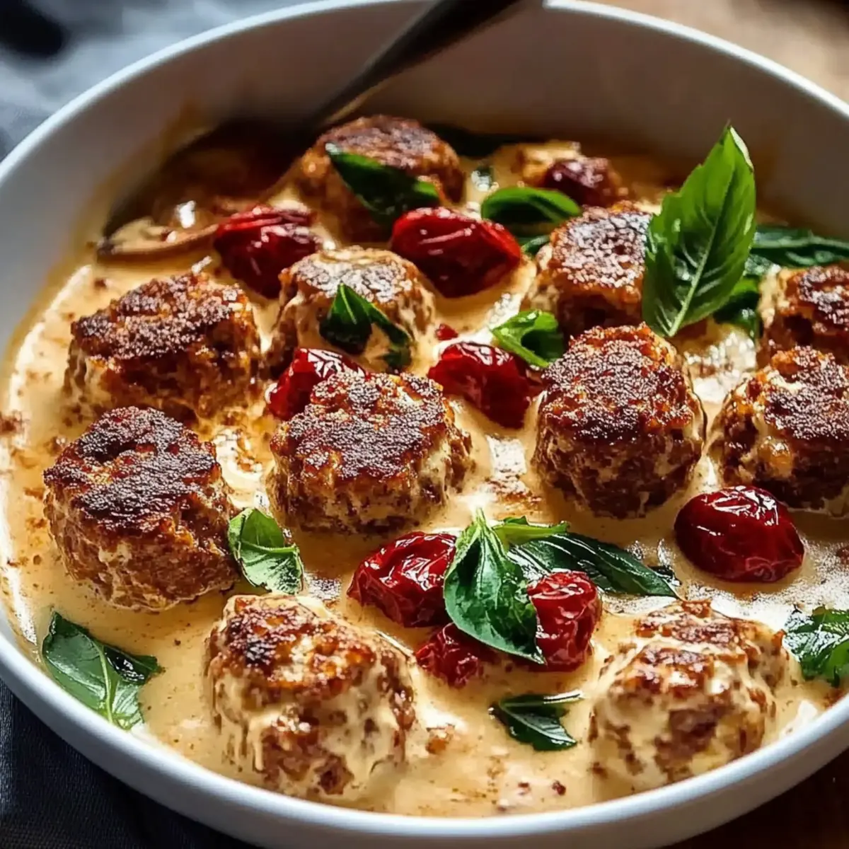Creamy Marry Me Chicken Meatballs