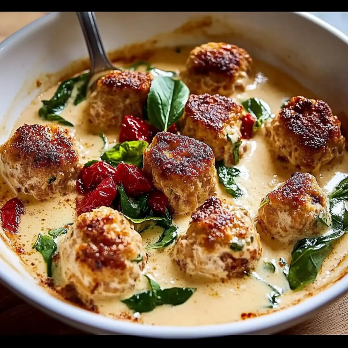 Creamy Marry Me Chicken Meatballs